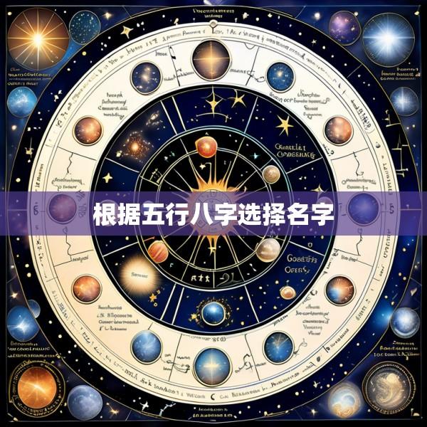 根据五行八字选择名字