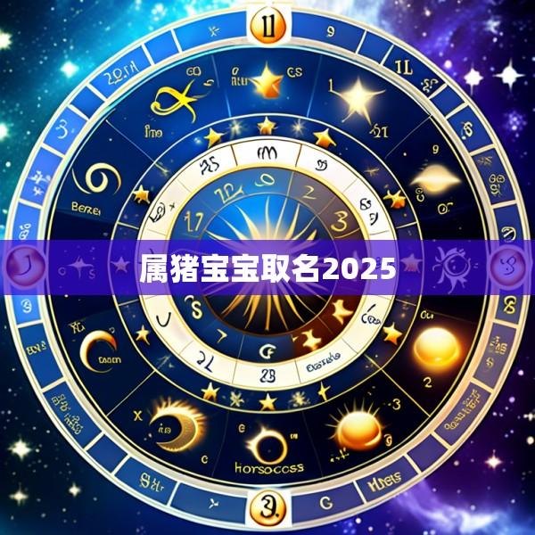 属猪宝宝取名2025