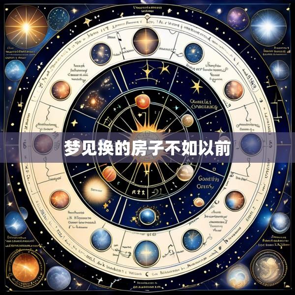 梦见换的房子不如以前