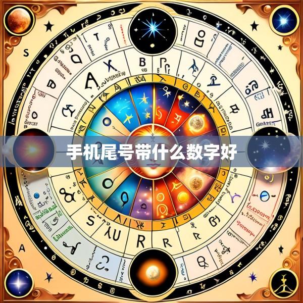 手机尾号带什么数字好