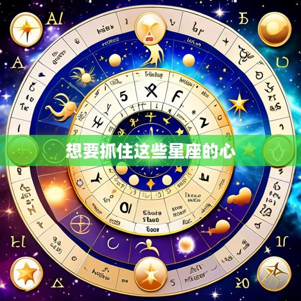 想要抓住这些星座的心