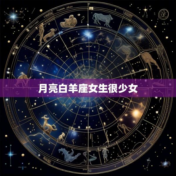 月亮白羊座女生很少女