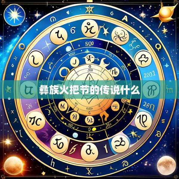 彝族火把节的传说什么