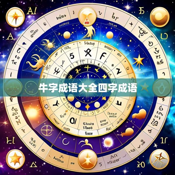 牛字成语大全四字成语