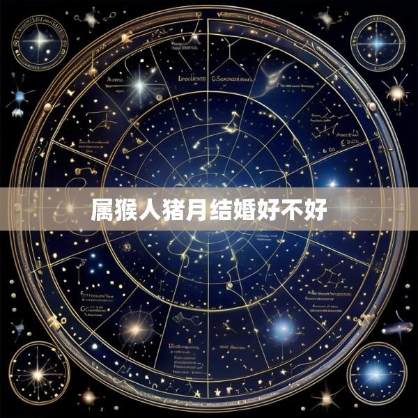 属猴人猪月结婚好不好