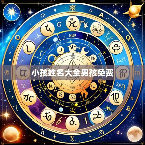 小孩姓名大全男孩免费