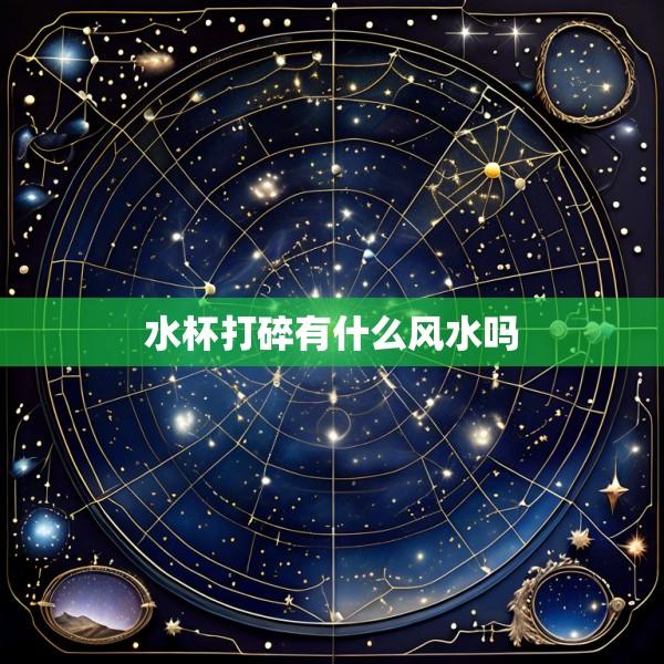 水杯打碎有什么风水吗