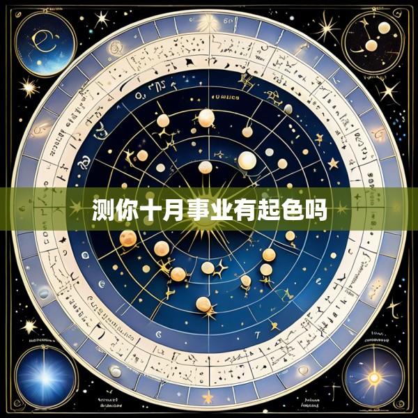 测你十月事业有起色吗