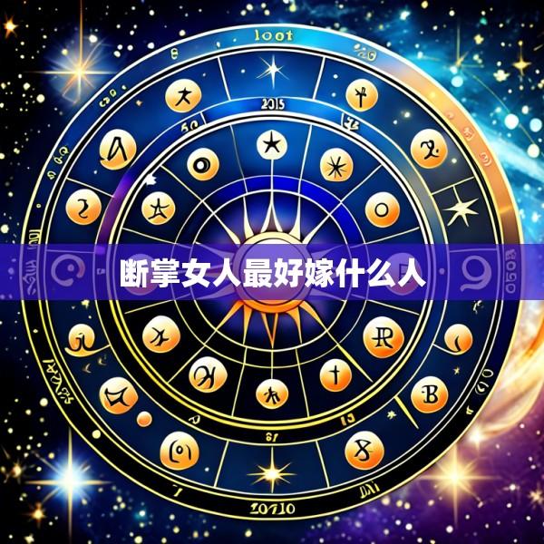 断掌女人最好嫁什么人