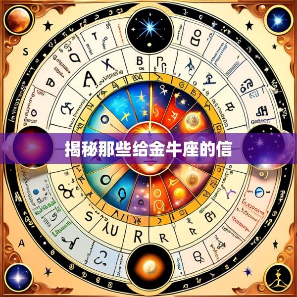 揭秘那些给金牛座的信