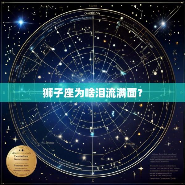 狮子座为啥泪流满面？