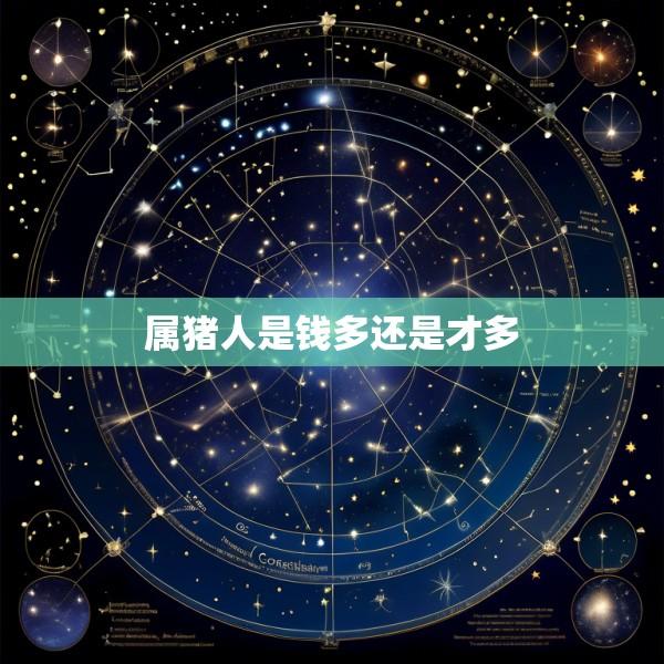 属猪人是钱多还是才多