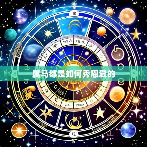 属马都是如何秀恩爱的