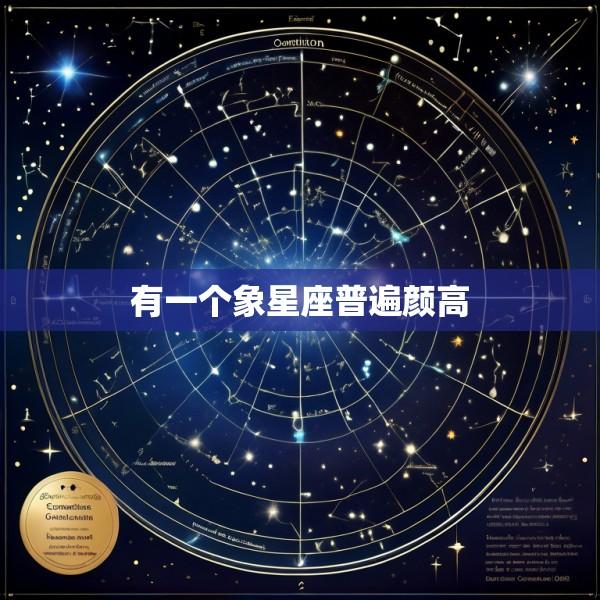 有一个象星座普遍颜高