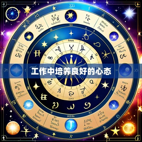 工作中培养良好的心态