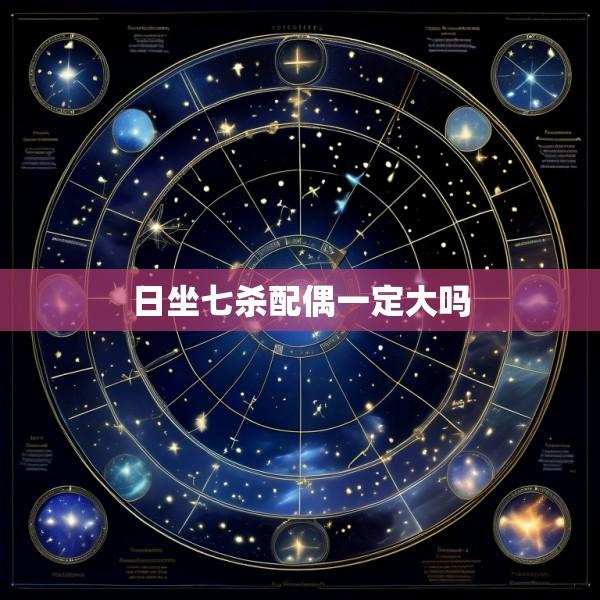 日坐七杀配偶一定大吗