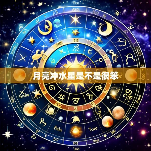 月亮冲水星是不是很笨