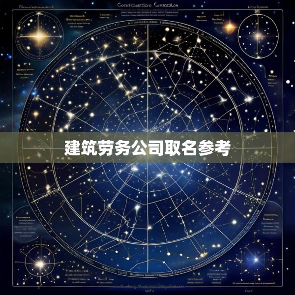 建筑劳务公司取名参考