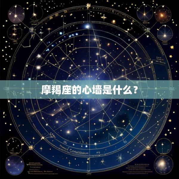 摩羯座的心墙是什么？