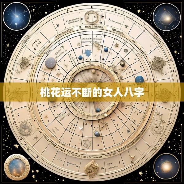 桃花运不断的女人八字