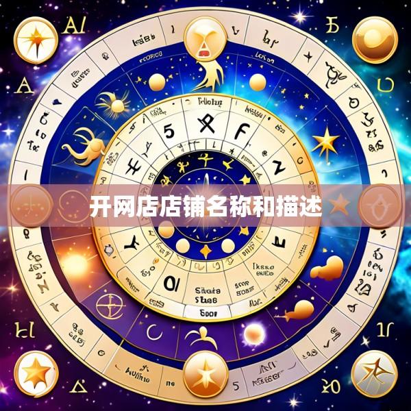开网店店铺名称和描述