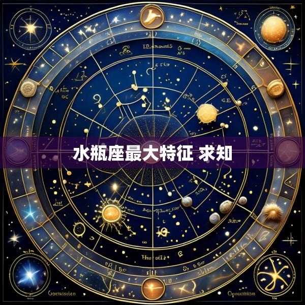 水瓶座最大特征 求知