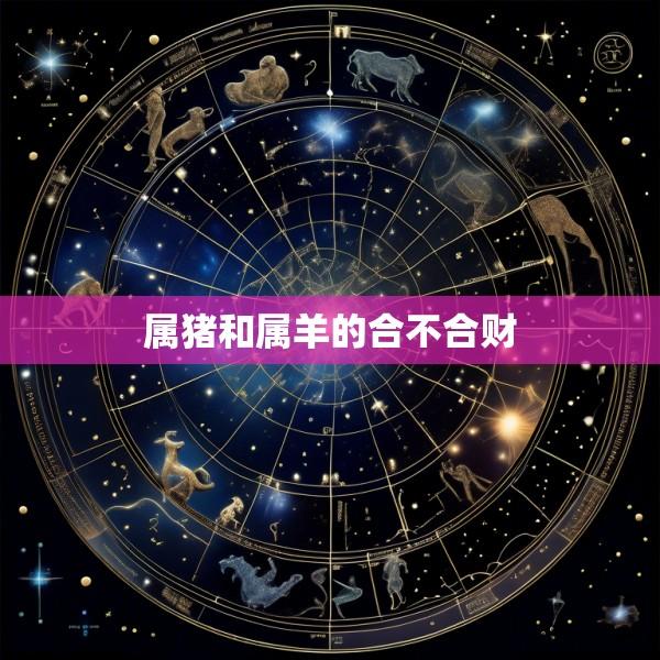 属猪和属羊的合不合财
