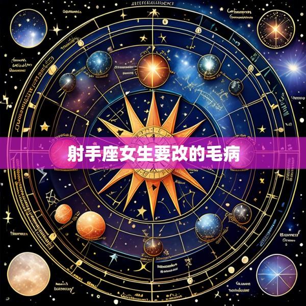 射手座女生要改的毛病