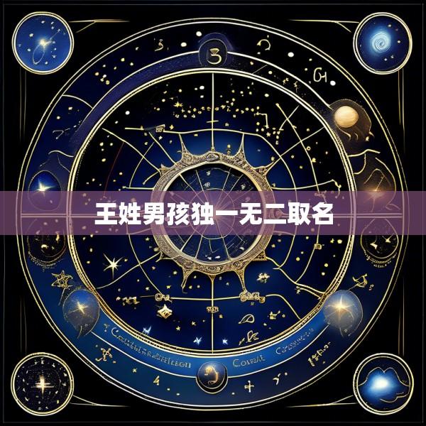王姓男孩独一无二取名