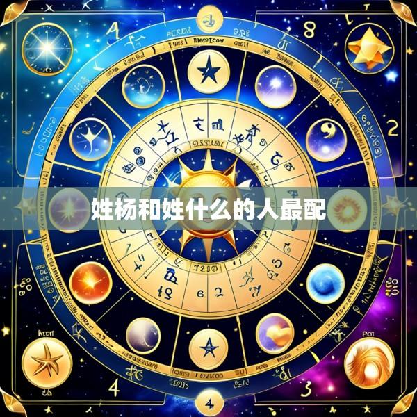 姓杨和姓什么的人最配