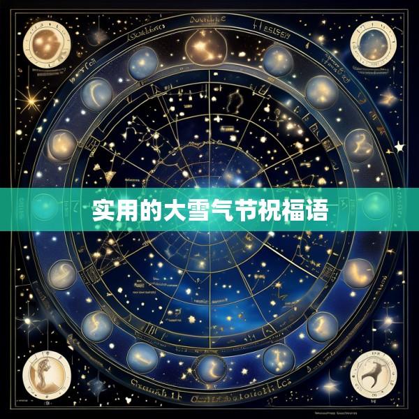 实用的大雪气节祝福语