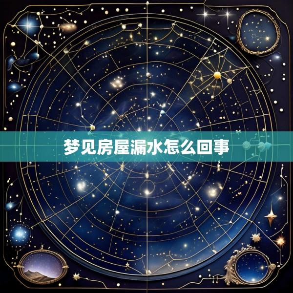 梦见房屋漏水怎么回事
