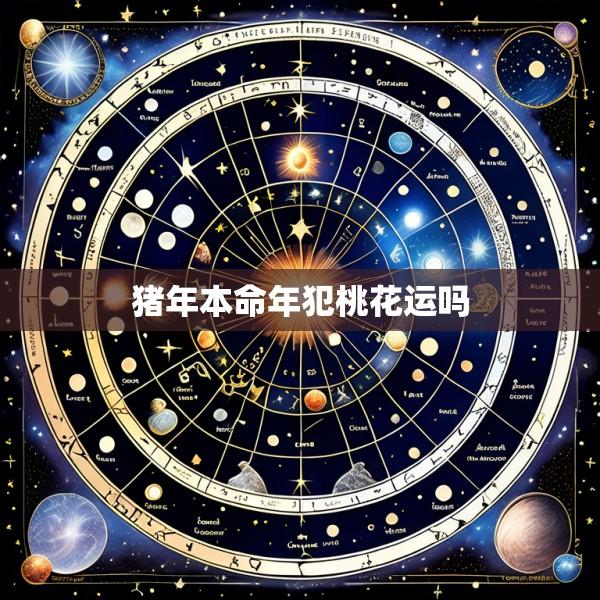 猪年本命年犯桃花运吗