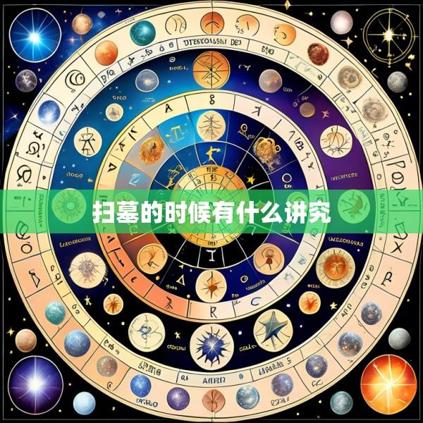 扫墓的时候有什么讲究