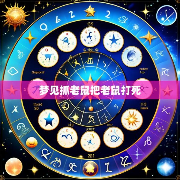 梦见抓老鼠把老鼠打死