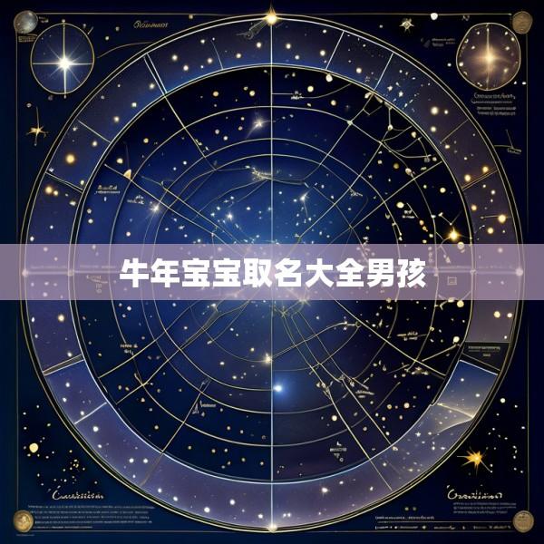 牛年宝宝取名大全男孩