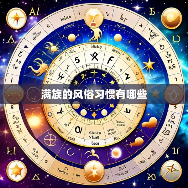 满族的风俗习惯有哪些