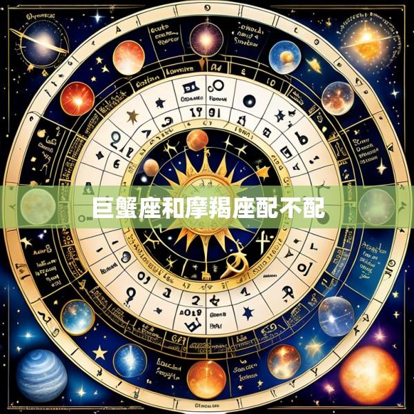 巨蟹座和摩羯座配不配