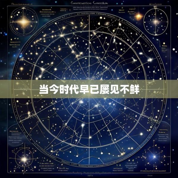 当今时代早已屡见不鲜