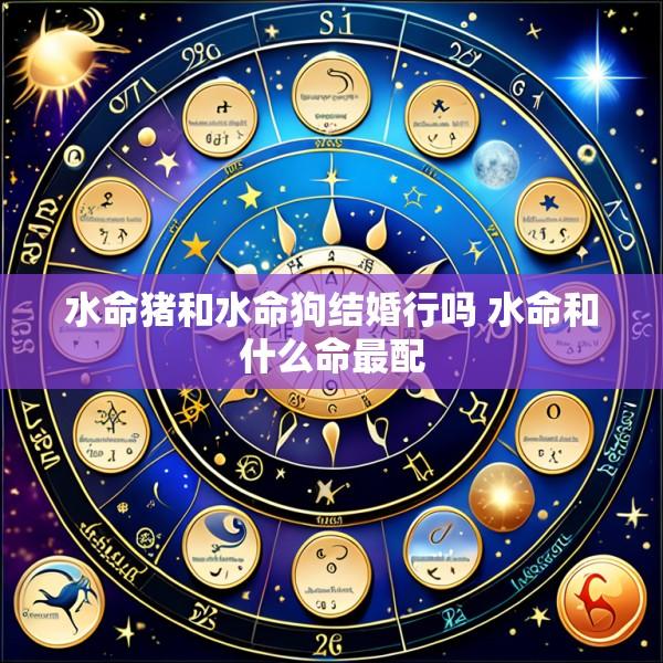 水命猪和水命狗结婚行吗 水命和什么命最配