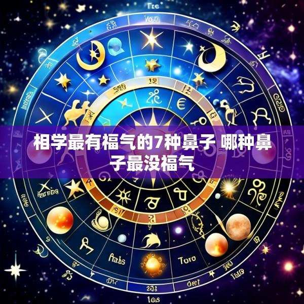 相学最有福气的7种鼻子 哪种鼻子最没福气