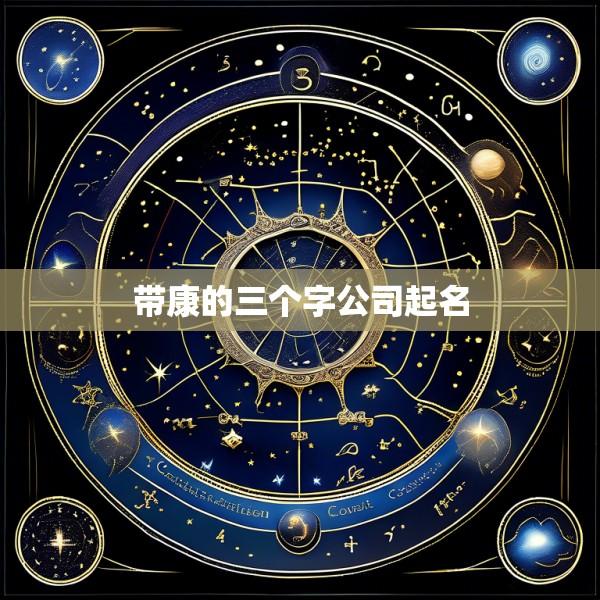 带康的三个字公司起名