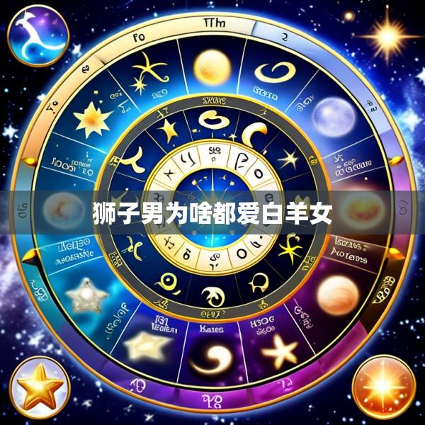 狮子男为啥都爱白羊女