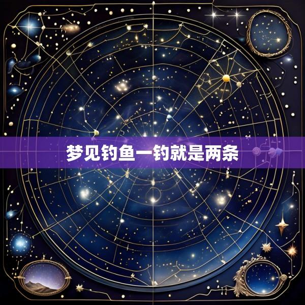 梦见钓鱼一钓就是两条