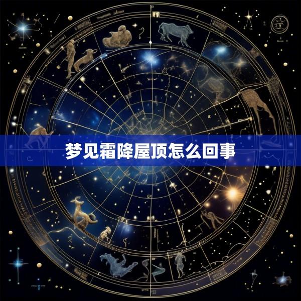 梦见霜降屋顶怎么回事