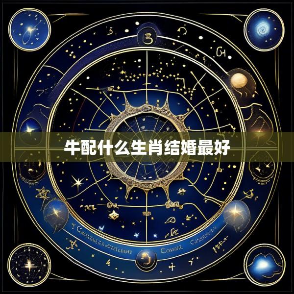 牛配什么生肖结婚最好