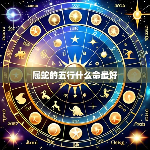 属蛇的五行什么命最好