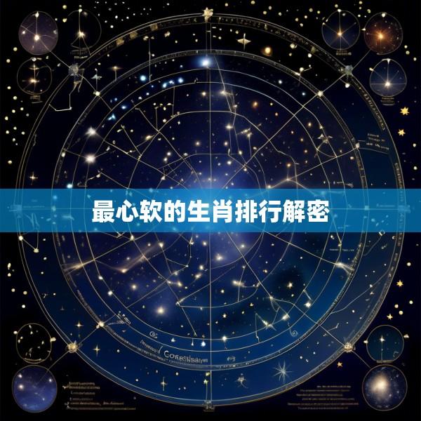 最心软的生肖排行解密