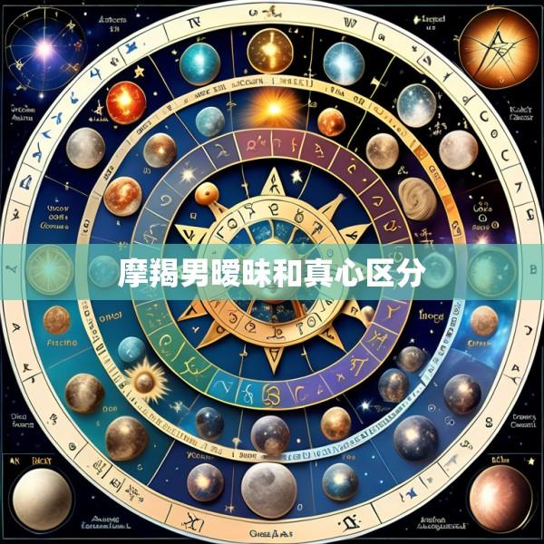 摩羯男暧昧和真心区分