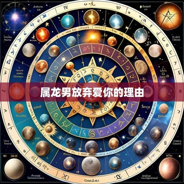 属龙男放弃爱你的理由